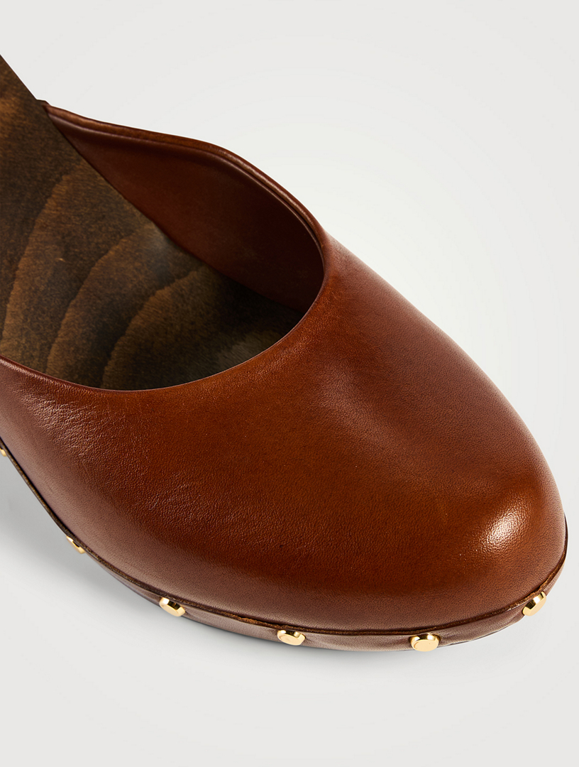 Judith Leather Clogs