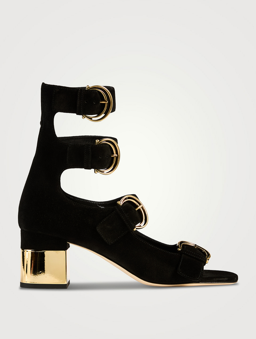 CHLOE Alize Suede Gladiator Sandals Holt Renfrew