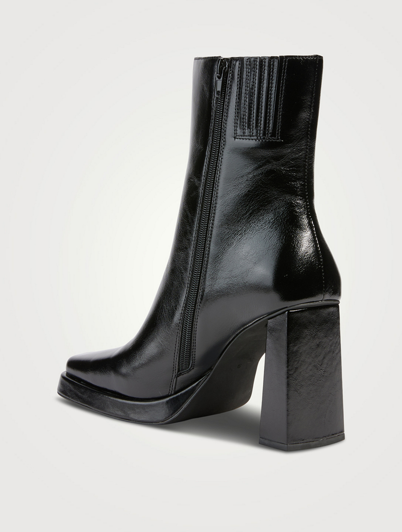 Maximal Patent Leather Ankle Boots