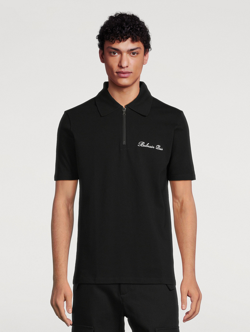 Signature Zipped Polo Shirt