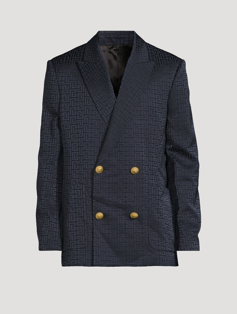 Monogram Satin Jacquard Blazer