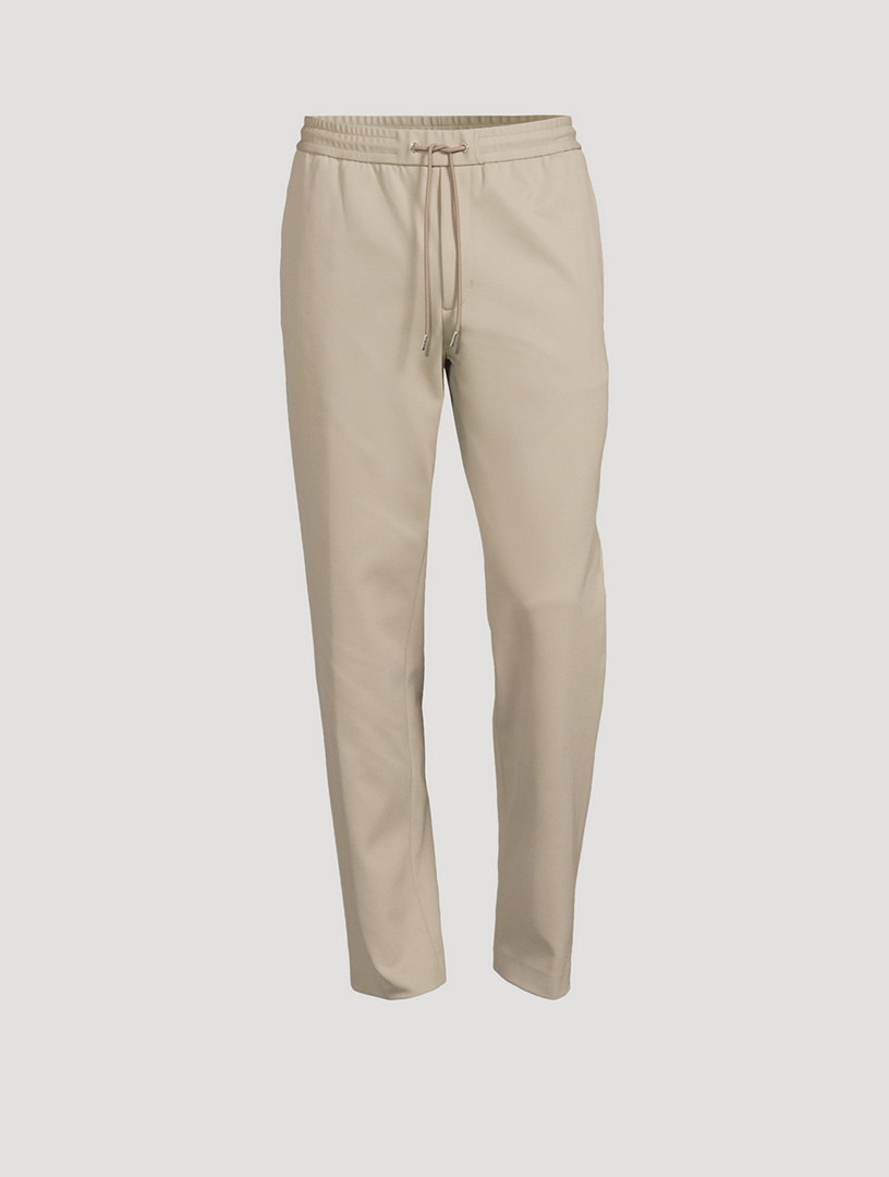 Stretch Nylon Drawstring Pants