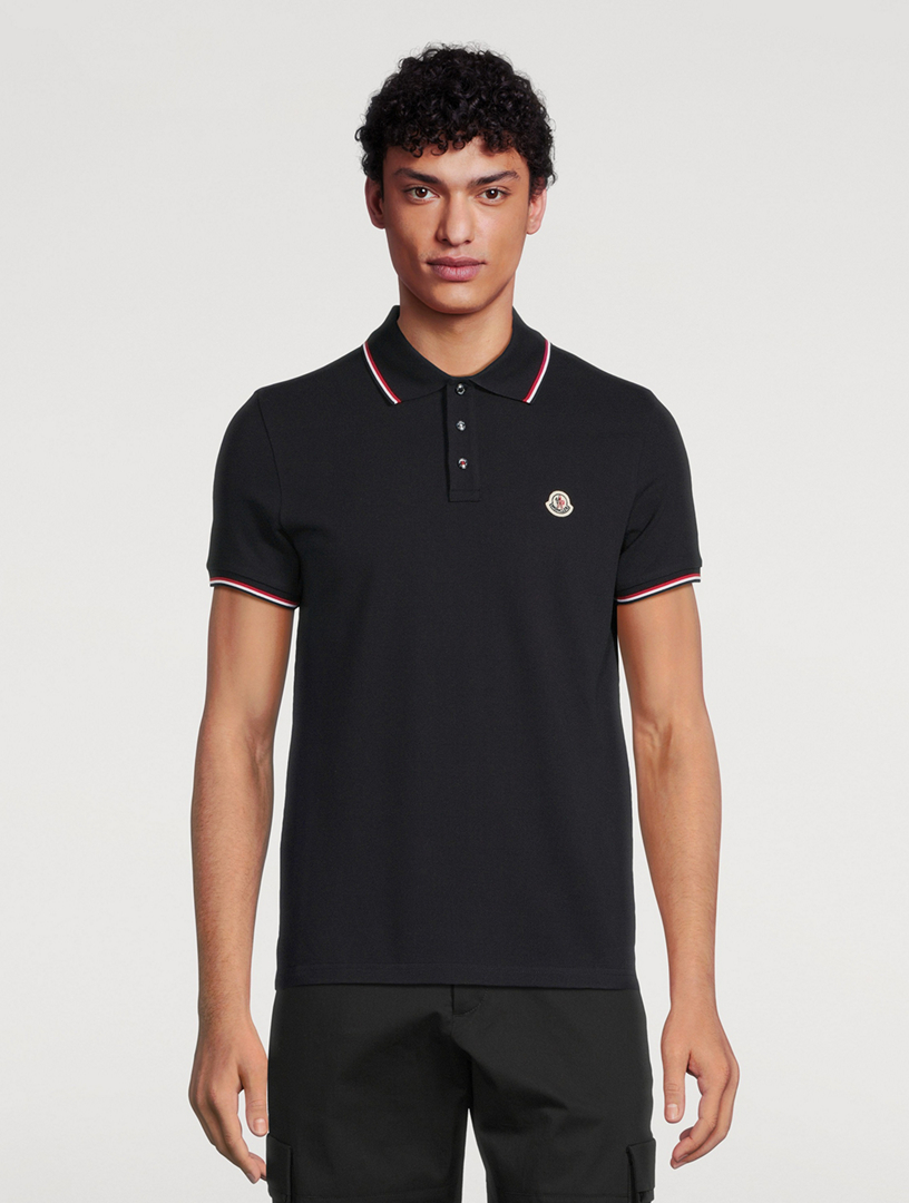 Cotton Pique Logo Polo Shirt
