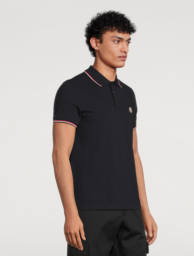 Cotton Pique Logo Polo Shirt