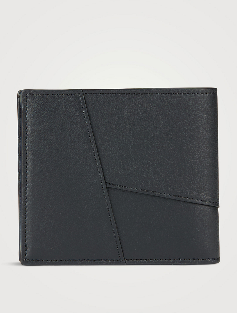 Puzzle Leather Bifold Wallet
