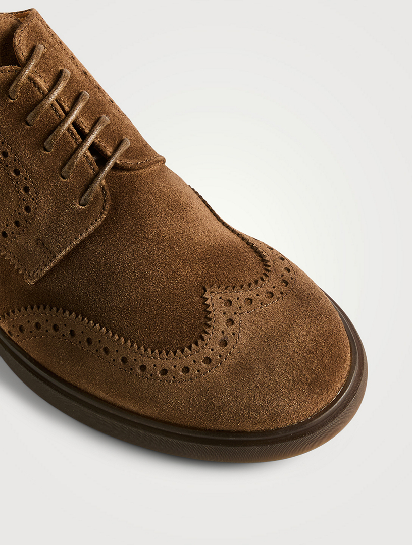 Suede Derby Shoes