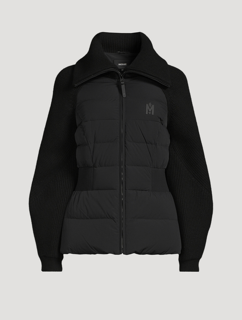 Foxy Nylon And Wool Down Jacket