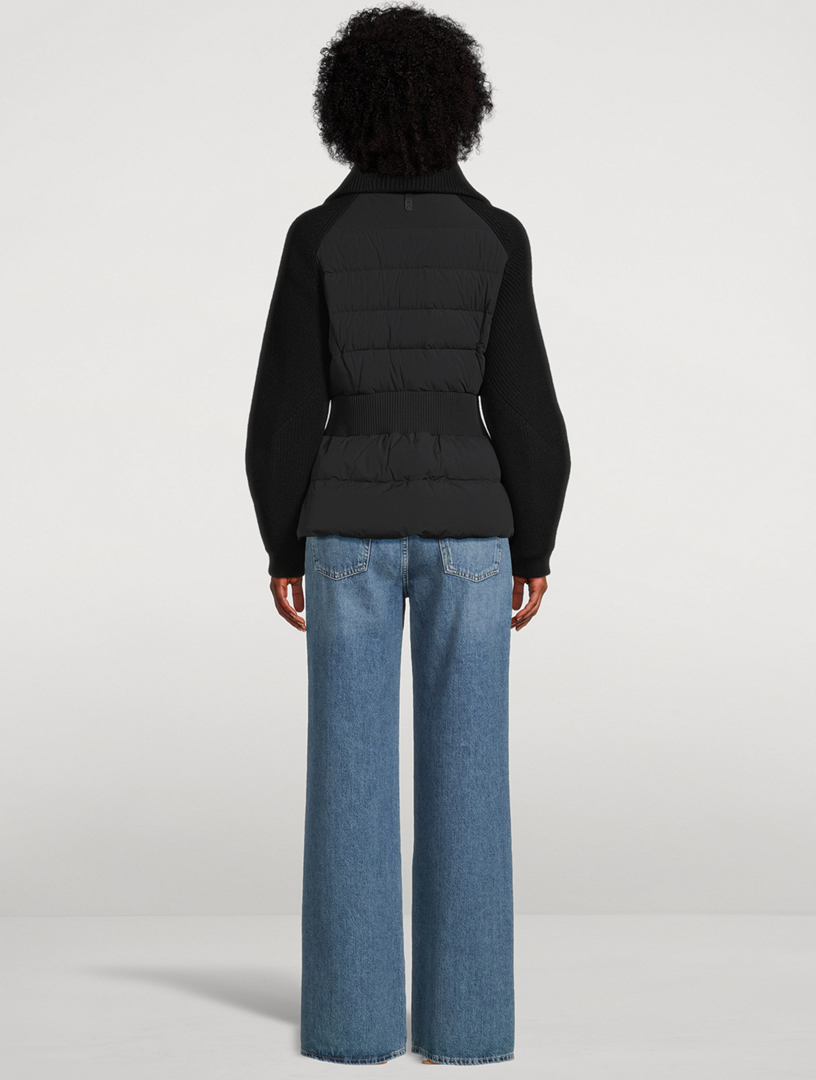 Foxy Nylon And Wool Down Jacket