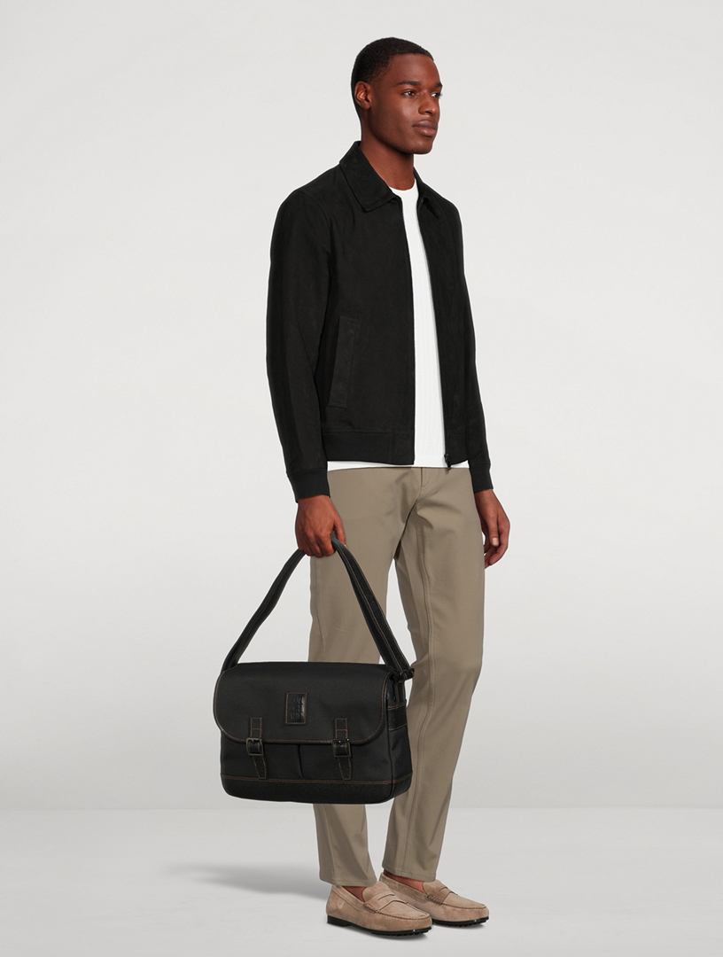 LONGCHAMP Boxford Canvas Messenger Bag Holt Renfrew