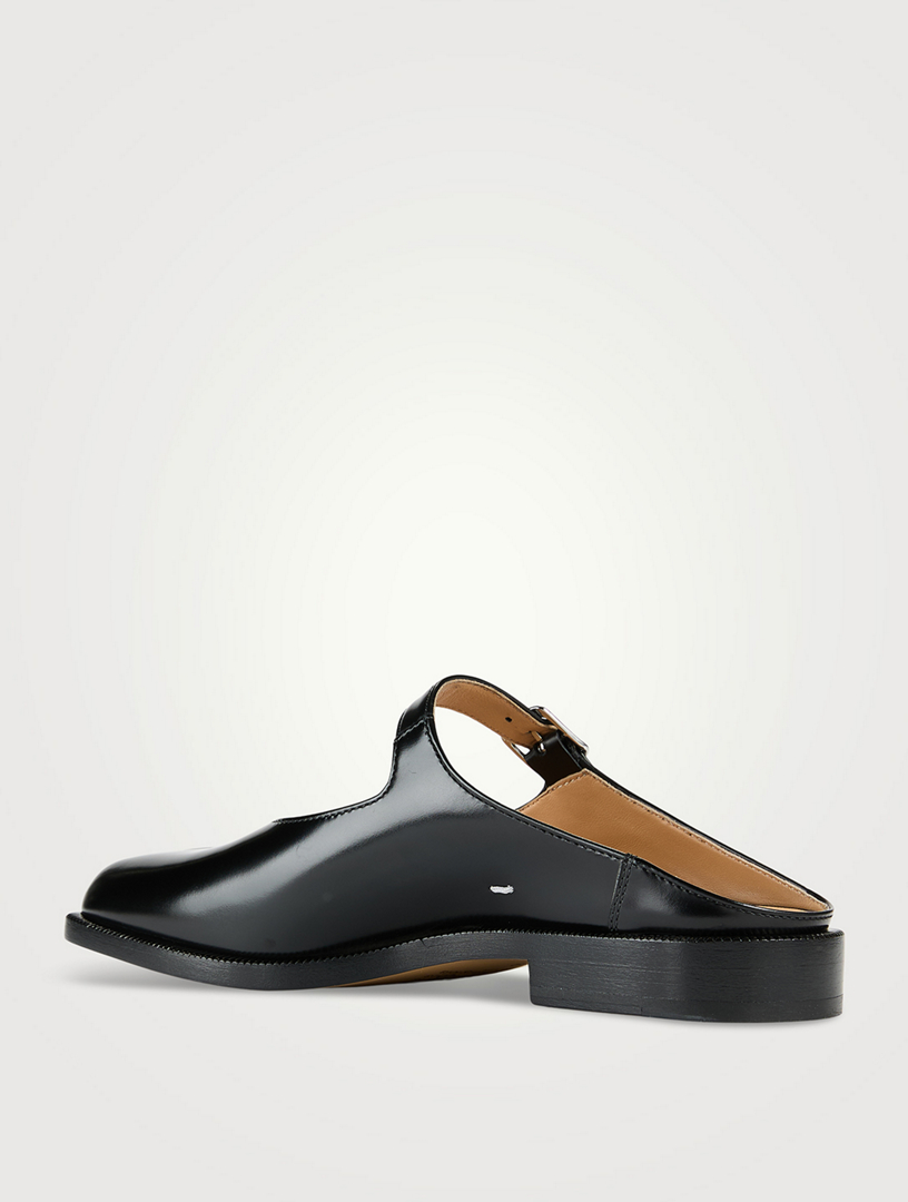 Tabi City Leather Mary Jane Mules
