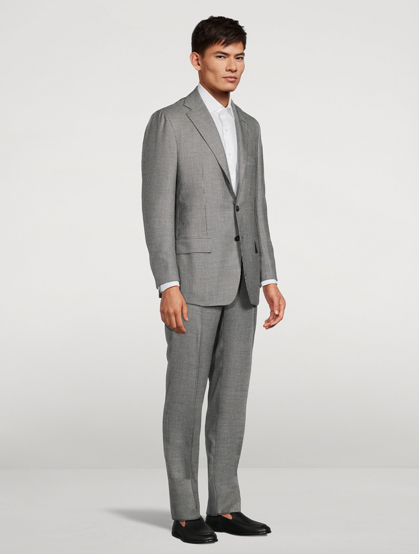 Houndstooth Two-Piece Suit
