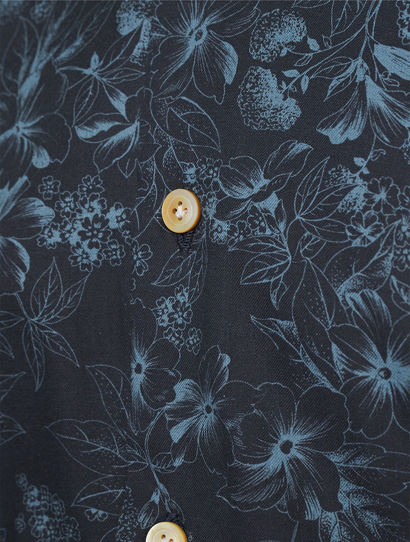 Cotton Sport Shirt Floral Print