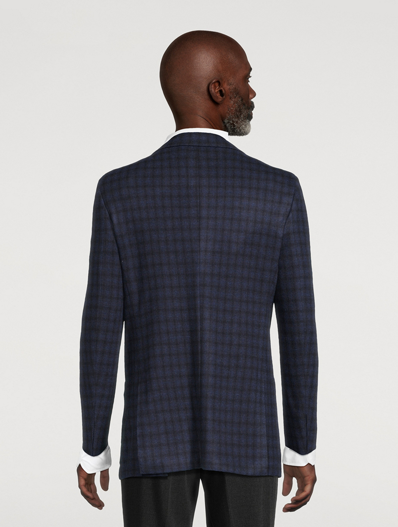 Check Wool Jacket