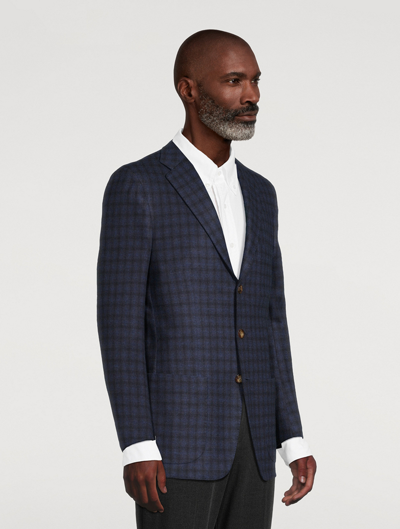 Check Wool Jacket