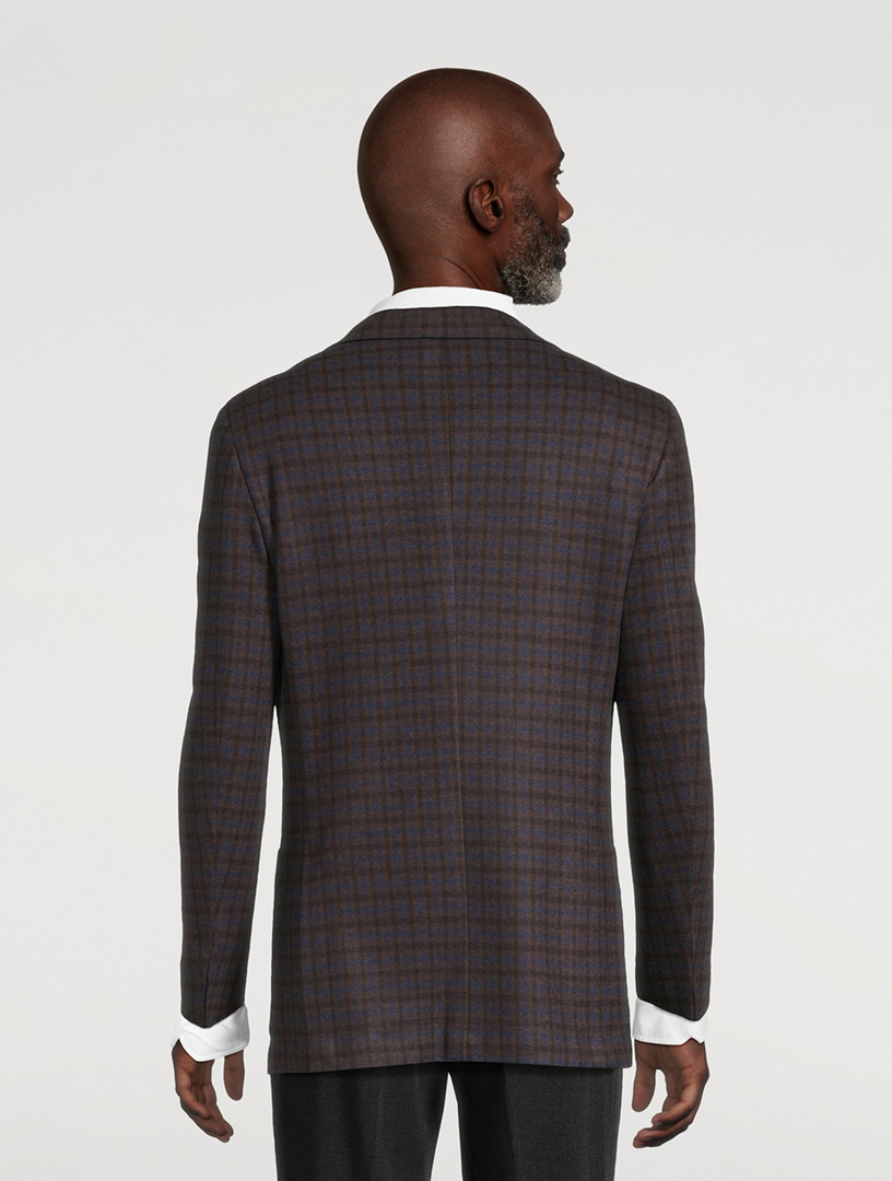 Check Wool Jacket