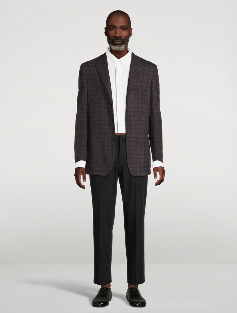 Check Wool Jacket
