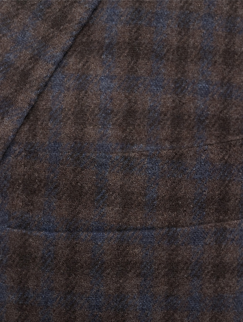 Check Wool Jacket