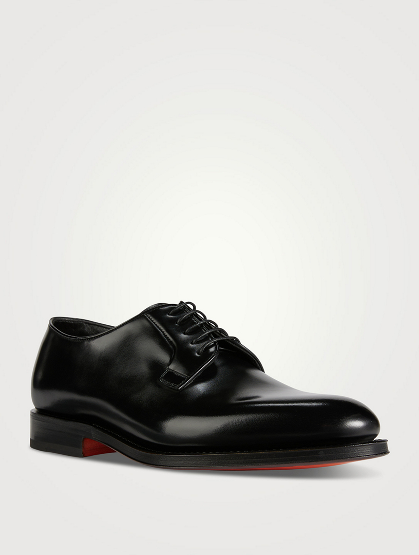 Polished Leather Derby Shoes