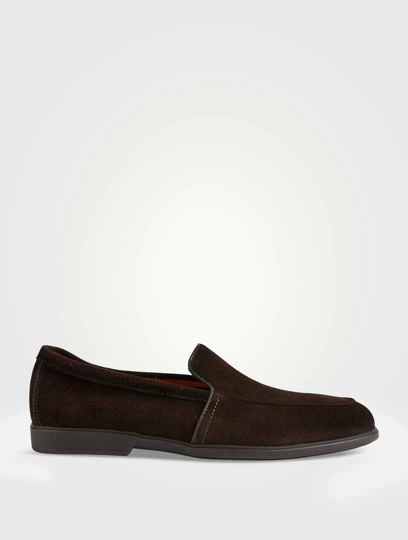 Suede Loafers