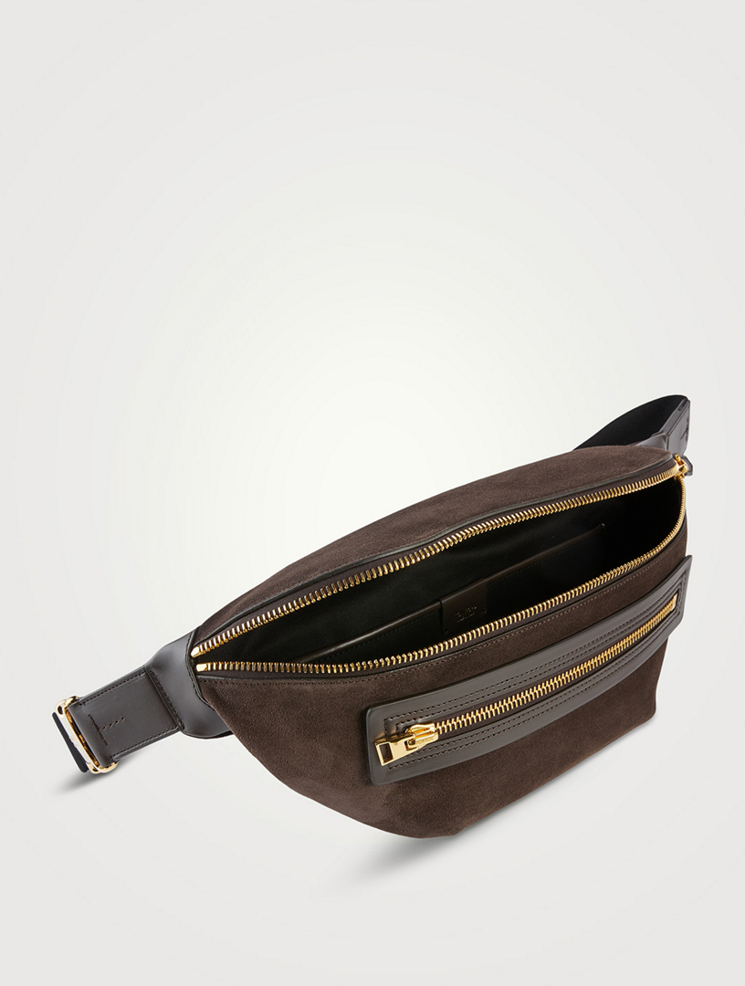 TOM FORD Buckley Suede Belt Bag Square One