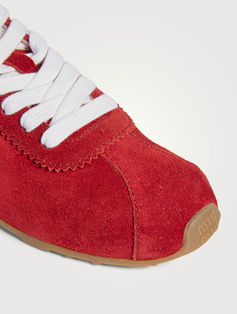 MIU MIU Suede Sneakers | Holt Renfrew MIU MIU Suede Sneakers | Holt Renfrew
