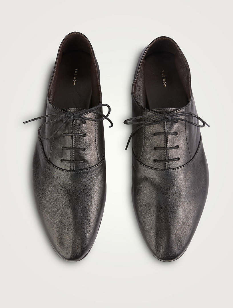 ローファー・オックスフォード THE ROW AWAR NAPPA OXFORD SHOES Awar Lace Up leather Oxford shoes in brown - The Row | Mytheresa