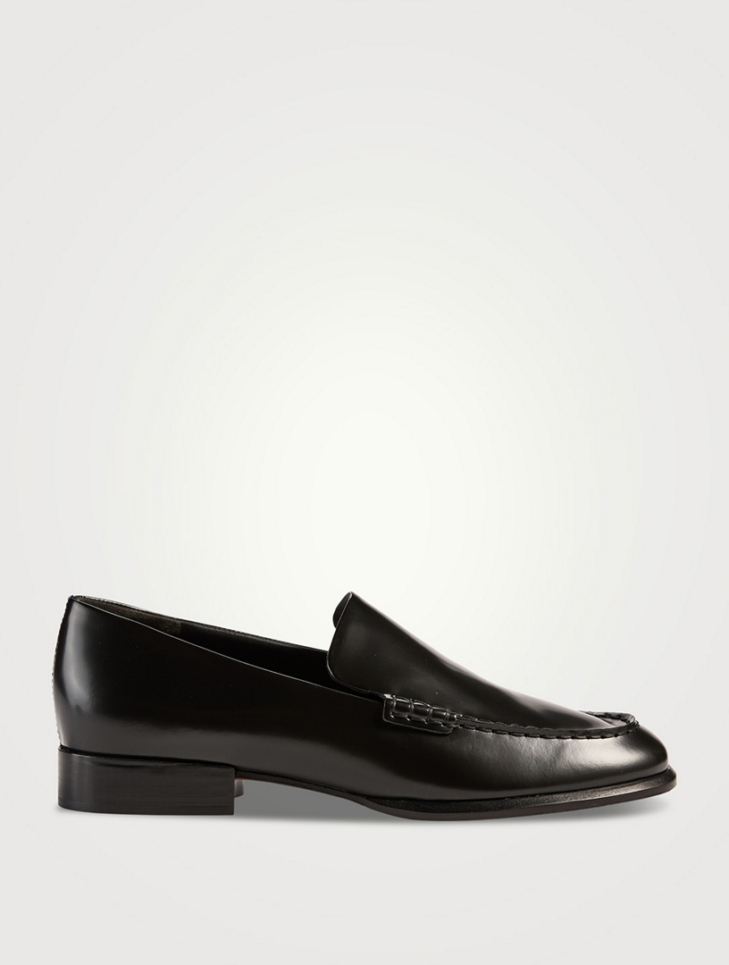 Vince leather loafers sales
