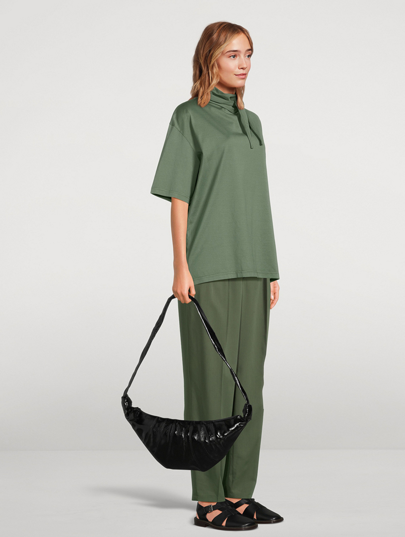 LEMAIRE Medium Croissant Canvas Shoulder Bag | Holt Renfrew