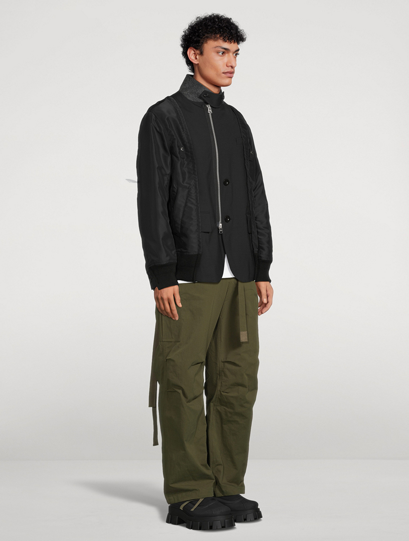 Suiting x Nylon Twill Jacket