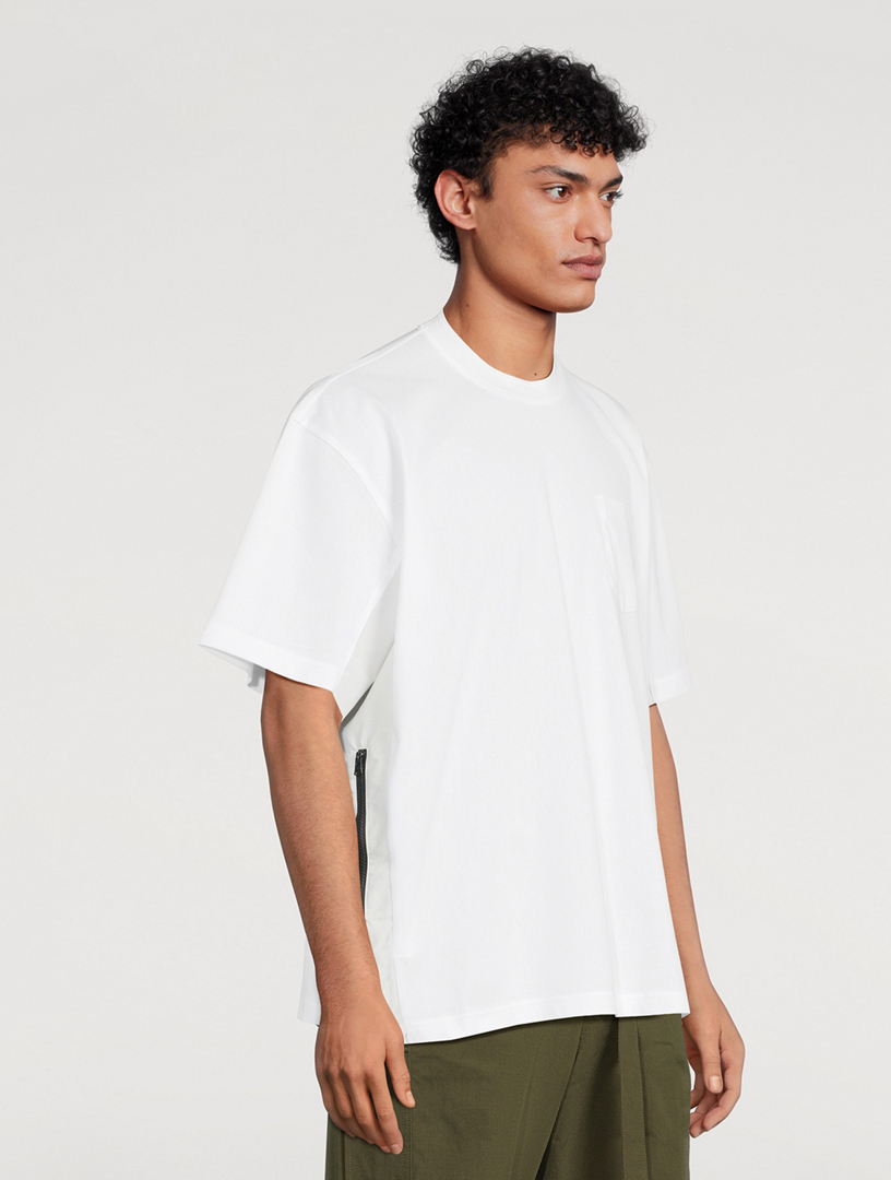 『sai TEE XL WHITE』 White 's' Cotton Jersey T-shirt by sacai on Sale