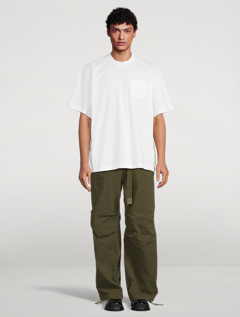 T-Shirt With Zip Detail