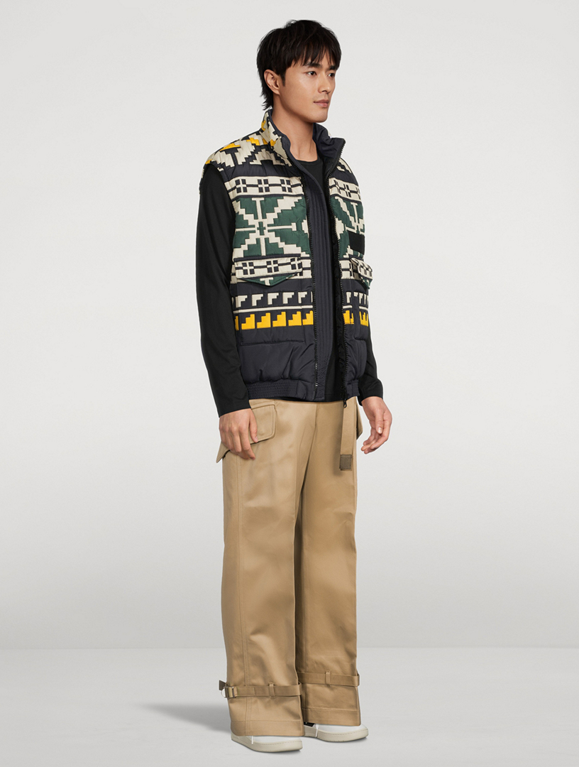 Geometric Quilted Vest