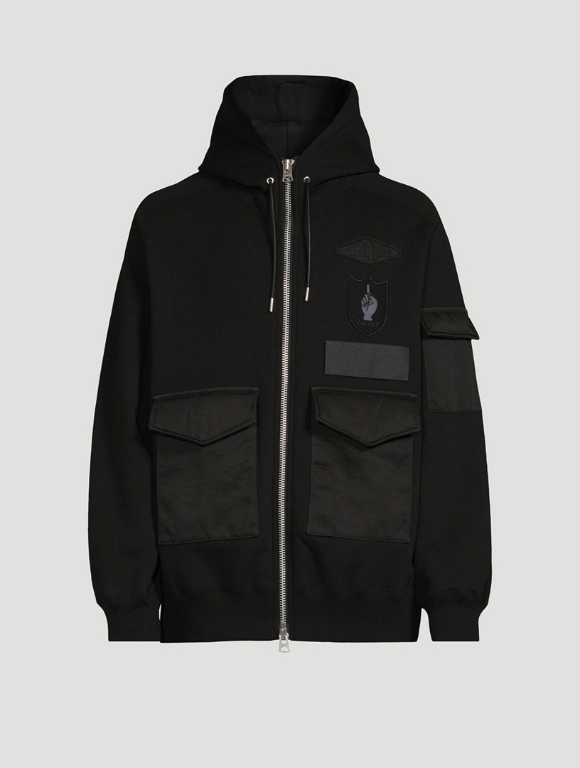 sacai x Spiewak Gonz Multi-Patch Zip Hoodie
