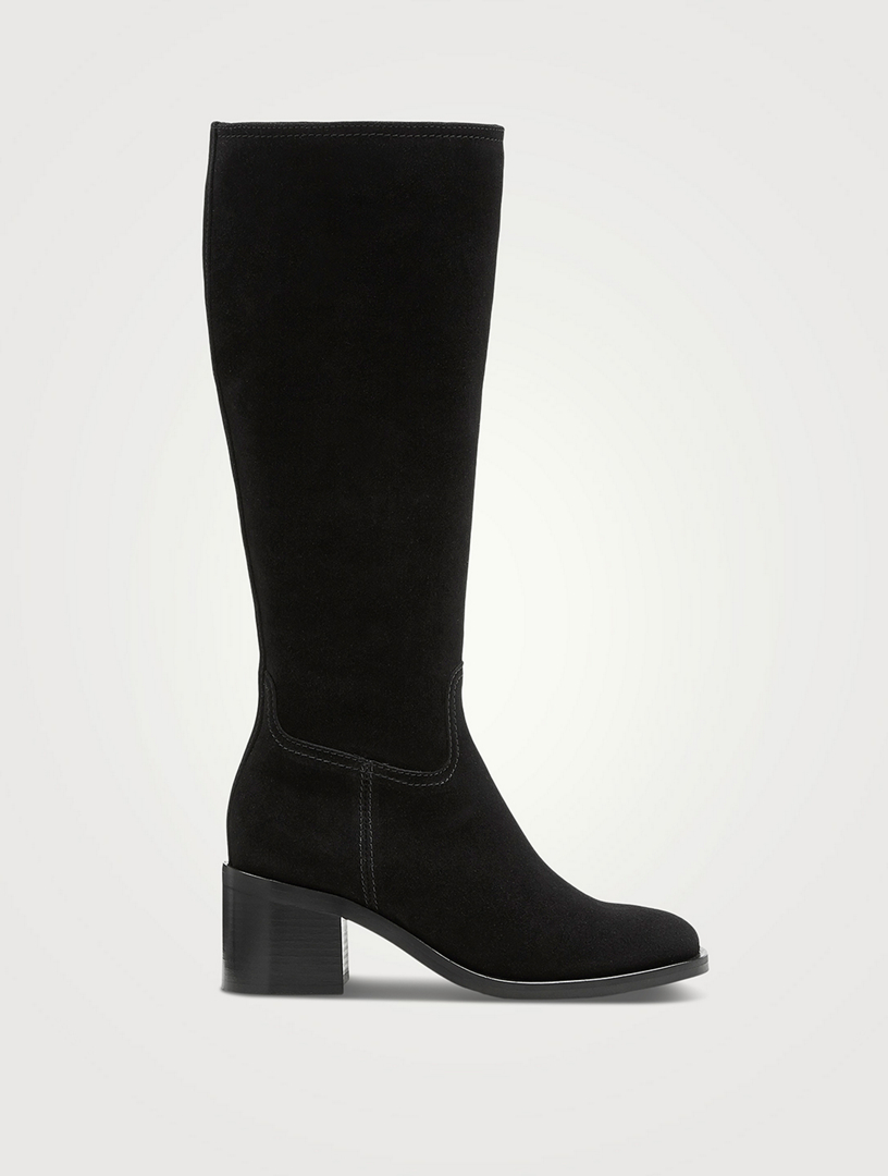 LA CANADIENNE Julian Suede Knee High Boots Holt Renfrew