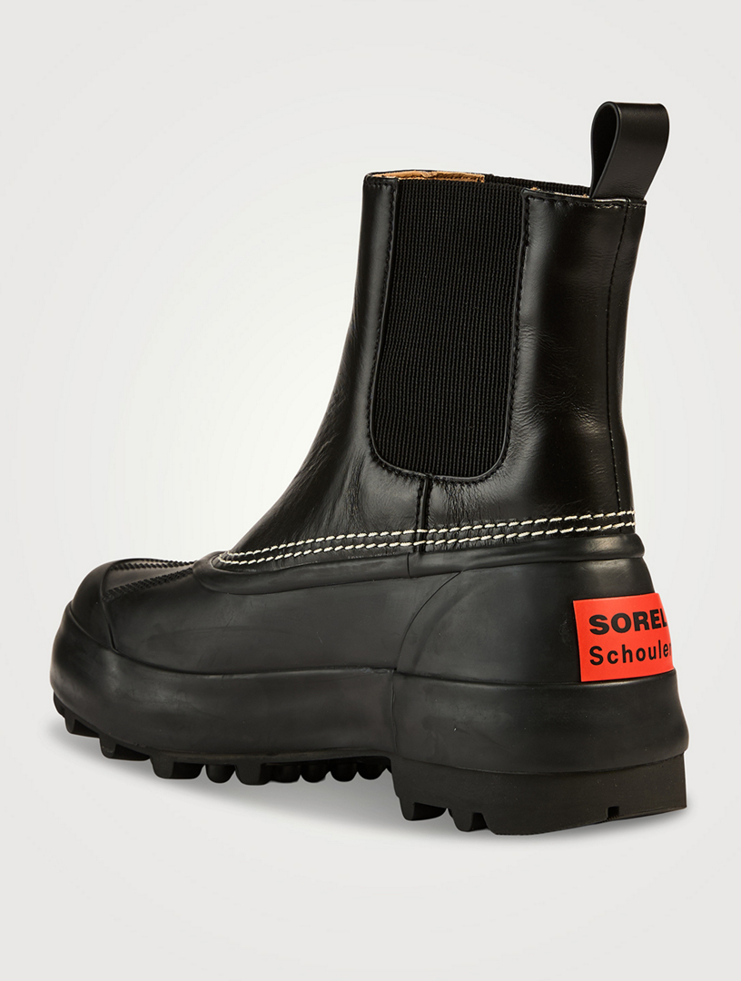 SOREL SOREL x Proenza Schouler Caribou Leather Chelsea Boots