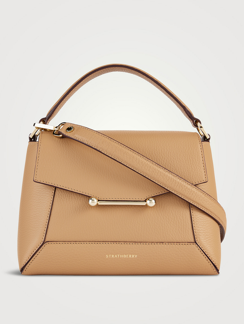 Mosaic Leather Top Handle Bag