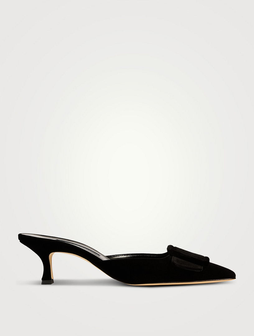 Maysale 50 Velvet Mules