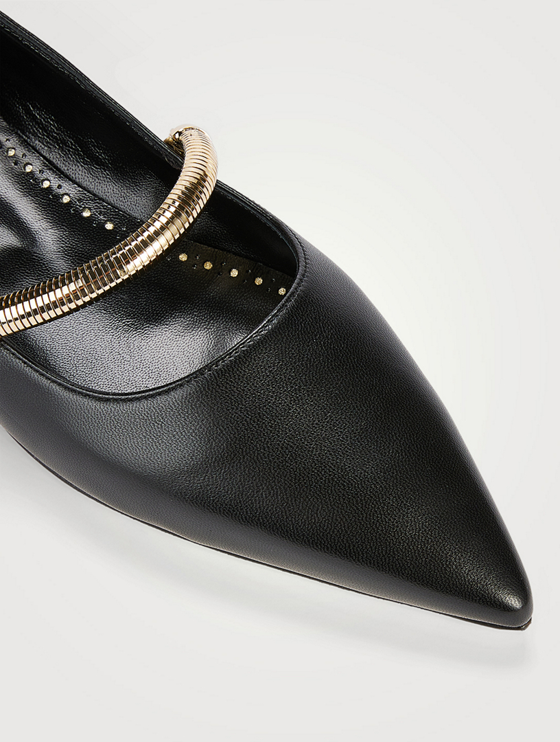 Peleonaflat Leather Ballerinas