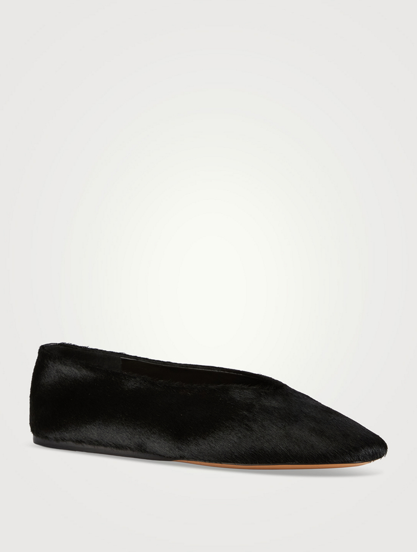 Luna Calf Hair Slippers