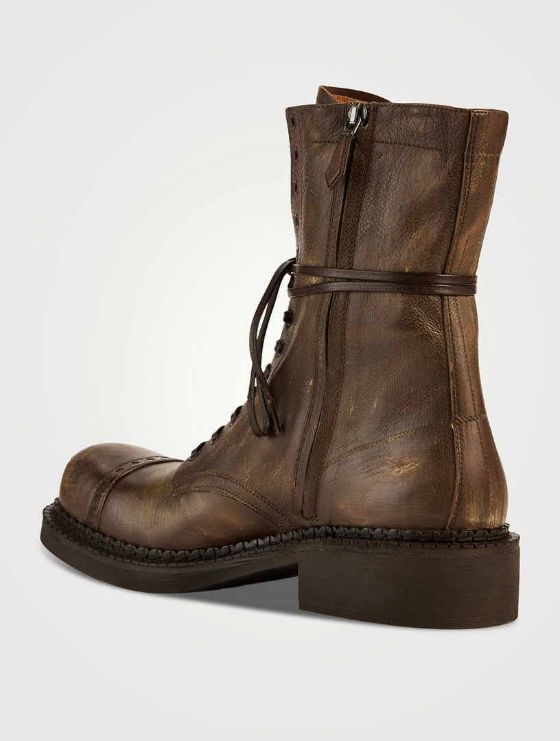 【AY】Miu Miu Leather Boots 38 Miu Miu buckle-detail Leather Boots | Black | FARFETCH CA