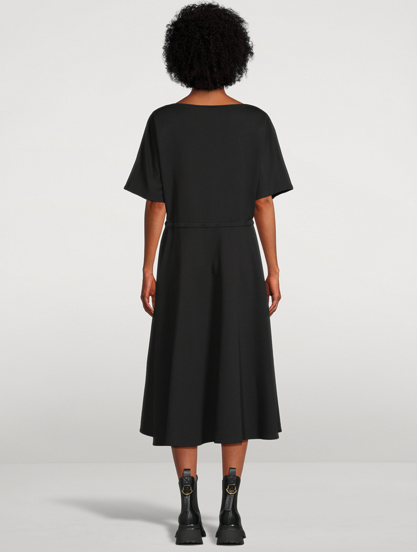 Drawstring Midi Dress