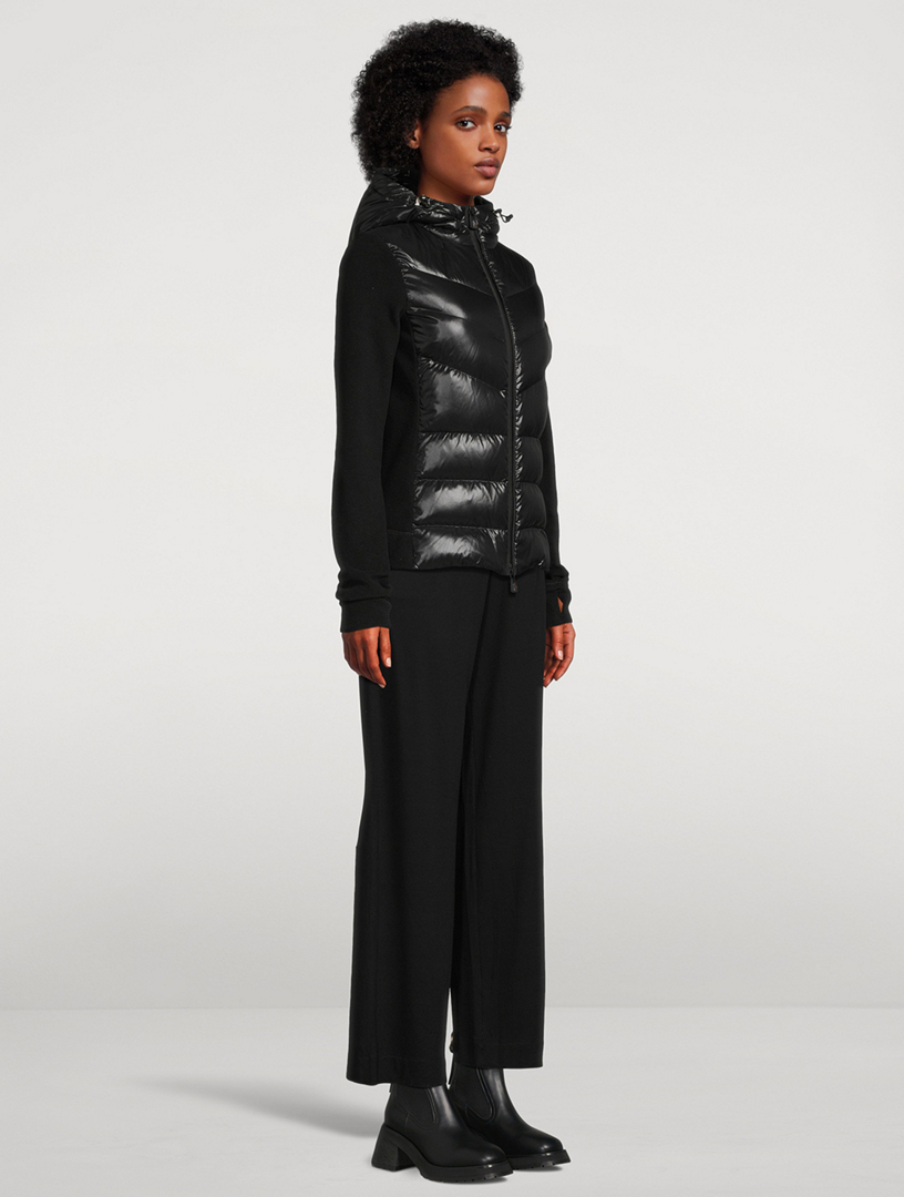 Down-Front Polar Fleece Cardigan