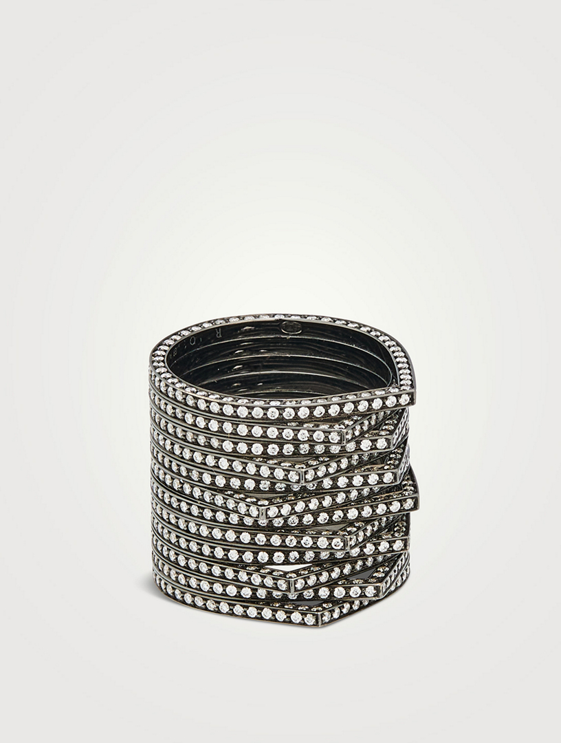 Antifer Gold Ring With Diamonds