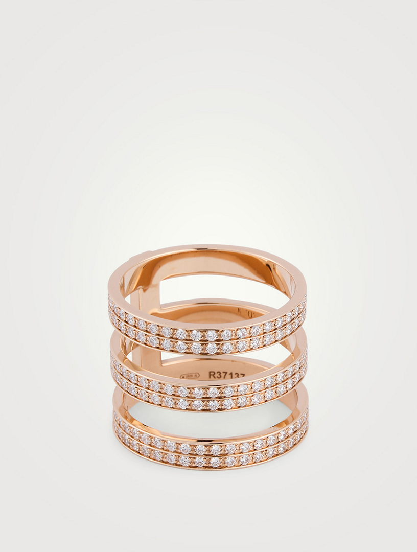 Berbere Gold Ring With Diamonds