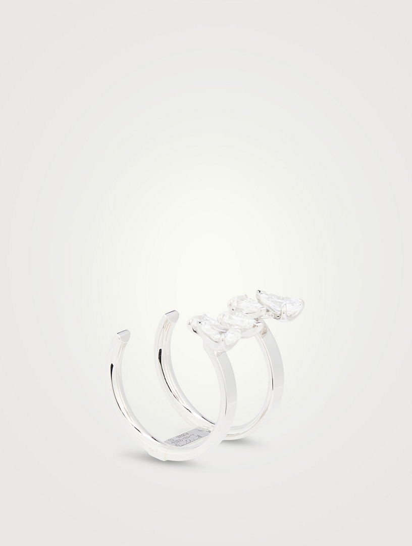 Serti Sur Vide Gold Ring With Diamonds
