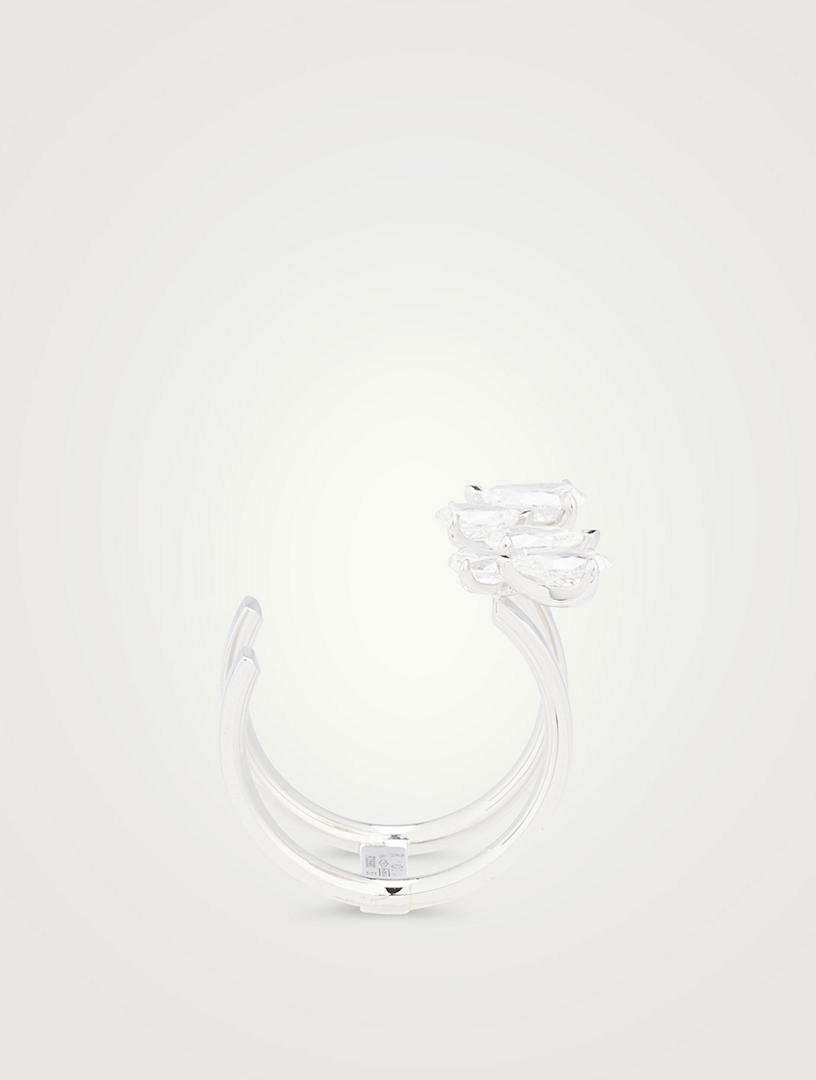Serti Sur Vide Gold Ring With Diamonds