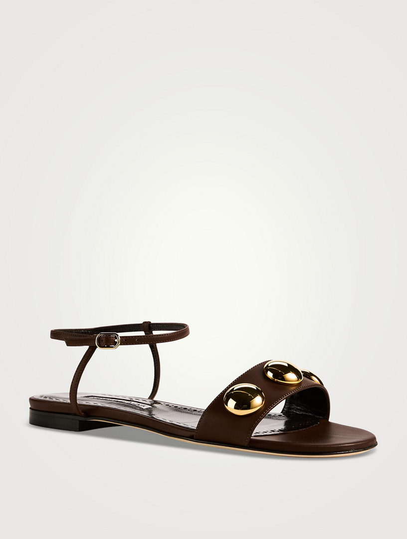 Chaouhen Embellished Leather Sandals