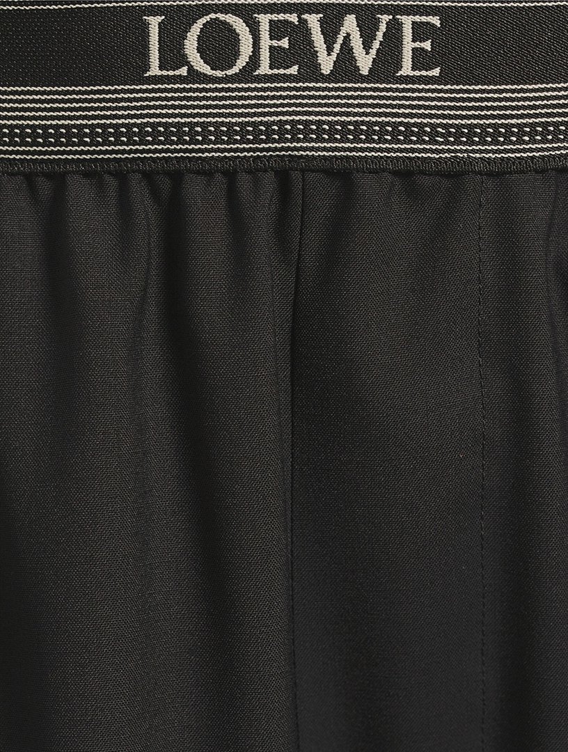 Logo-Elastic Shorts