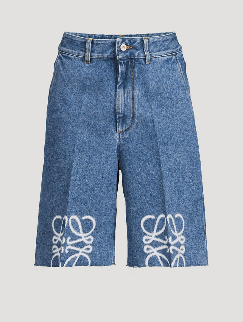 Jean shorts designer hot sale