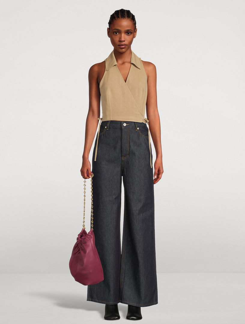 Wide-Leg Jeans